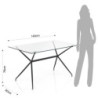 Tavolo / Scrivania Stick 148 X 89 H.5,5 Cm