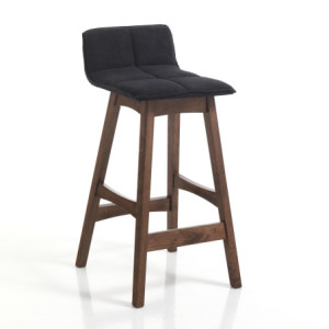 Sgabello Varm Dark Wood 47 X 40 X 23 Cm