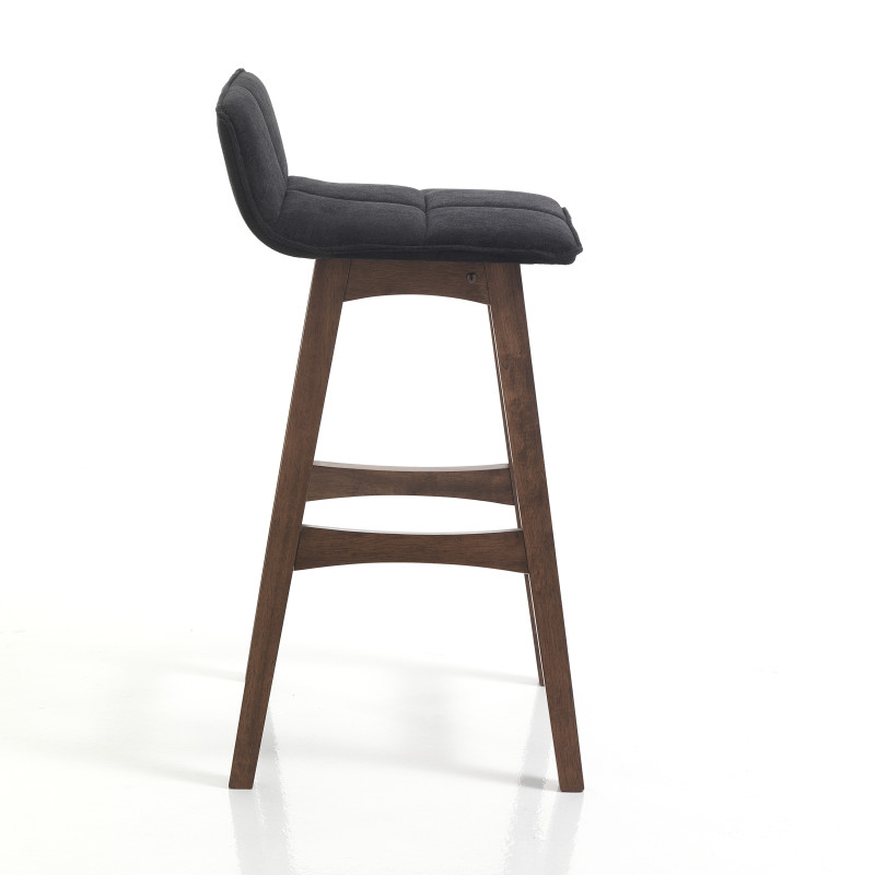 Sgabello Varm Dark Wood 47 X 40 X 23 Cm
