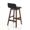 Sgabello Varm Dark Wood 47 X 40 X 23 Cm