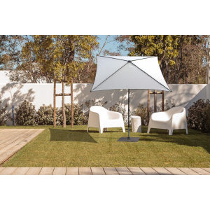 Zoom Ombrellone palo centrale Border Made in Italy - 200 x 200 cm