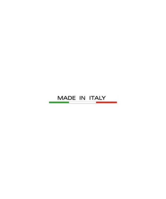 SET 4 SEDIE SORA in plastica rossa con struttura in metallo finitura alluminio MADE IN ITALY