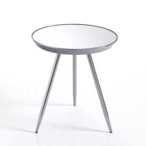 Tavolino / Comodino Spok Chrome 46X44X8 Cm