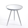 Tavolino / Comodino Spok Chrome 46X44X8 Cm