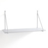 Mensola Da Parete Fast White 24 X 65 H.4 Cm