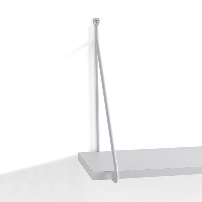 Mensola Da Parete Fast White 24 X 65 H.4 Cm