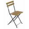 Set Bistrò In Ferro E Acacia Fsc Scura - 2 Sedie E Un Tavolo 55X54 Cm Moia