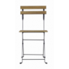 Set Bistrò In Ferro E Acacia Fsc Scura - 2 Sedie E Un Tavolo 55X54 Cm Moia