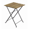Set Bistrò In Ferro E Acacia Fsc Scura - 2 Sedie E Un Tavolo 55X54 Cm Moia