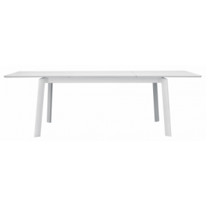 Zoom Tavolo San Donato - Allungabile 160/240 X 102 Cm - Allungo Centrale - Bianco Moia