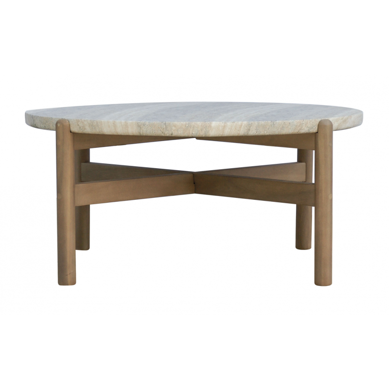 Salotto Lamezia In Acacia Certificata Fsc Color Teak Con Corda Color Naturale Moia