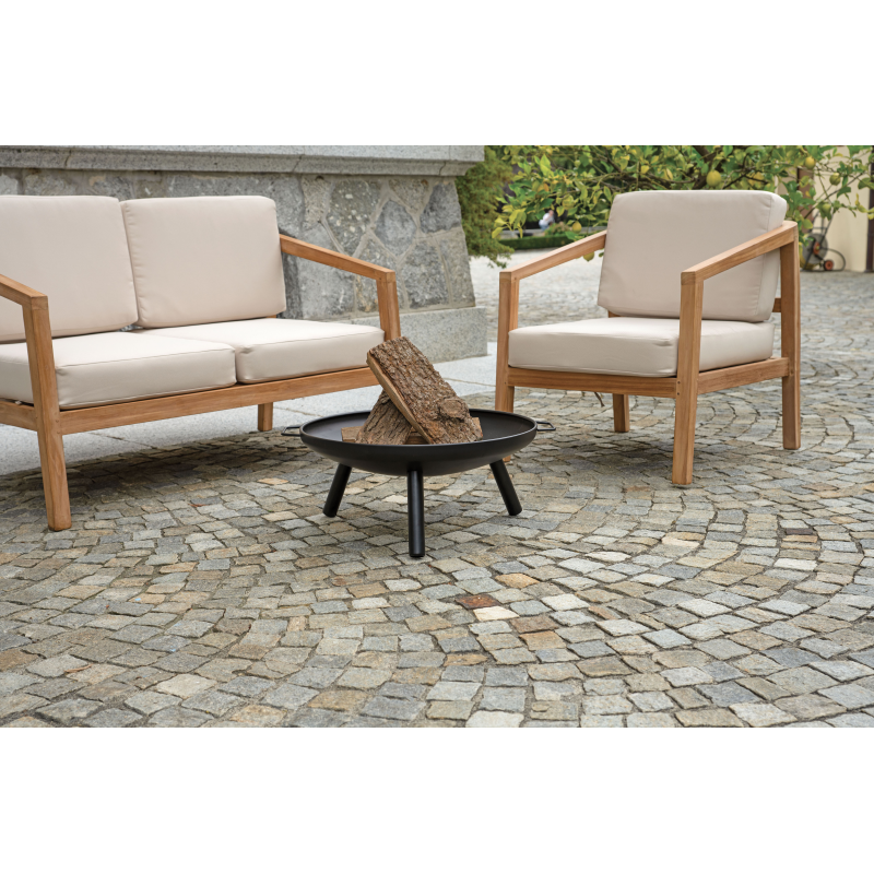 Braciere In Ferro Diam 59,5 Cm 3 Gambe Moia