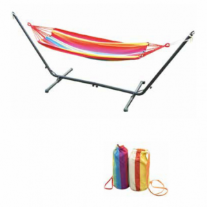 Amaca Cotone Rigato Con Sacca 200X100 Moia Assortiti 12pz