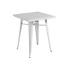 Set 2 Tavoli Moia lamiera galvanizzata avorio esterno resistente
