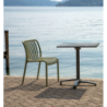 Set Di 2 Sedie Trapani In Polipropilene Impilabile Verde - Consegnata Impilata Moia