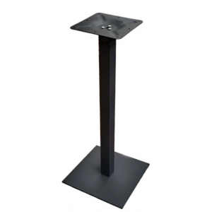 Base Per Tavoli Alta - Piede A Piastra - Antracite Moia