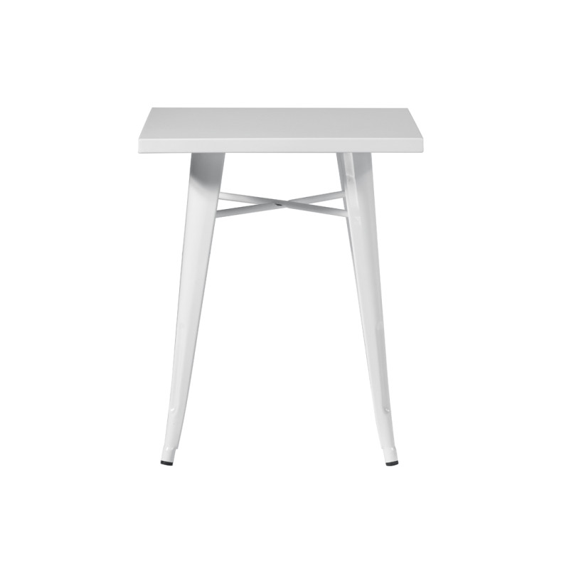 Set 2 Tavoli Moia lamiera galvanizzata avorio esterno resistente