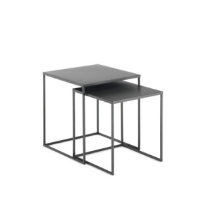 Set 2 Tavolini Thin 43X42X4,5 Cm