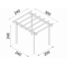 Pergola Autoportante 240X300 Losa