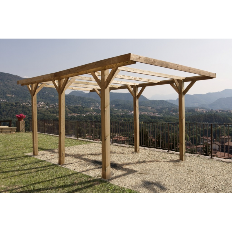 Carport Singolo Senza Copertura Losa