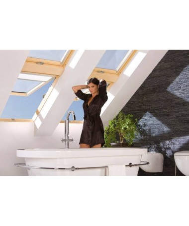 FINESTRA DA TETTO FPP-V DOPPIA APERTURA MANUALE pino naturale
