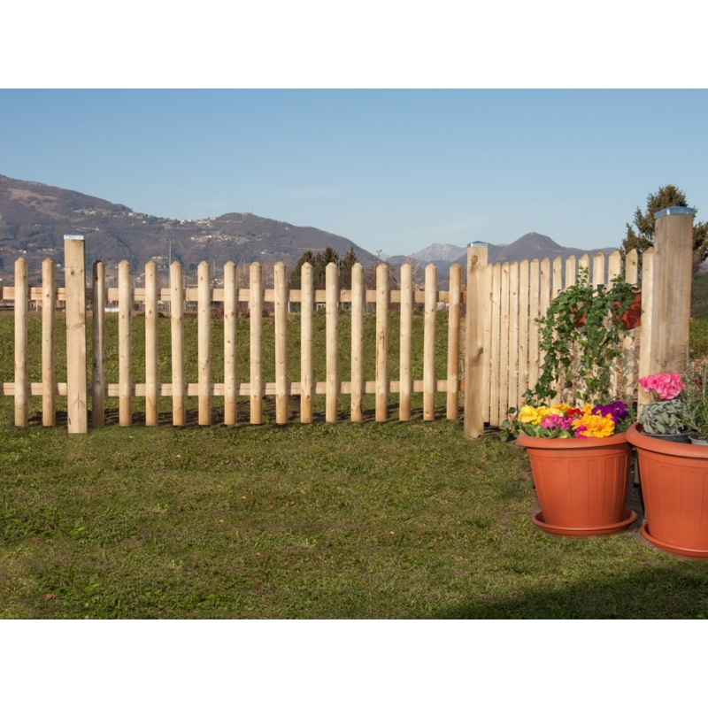 Steccato Con Mezzo Palo 200X60H. Losa