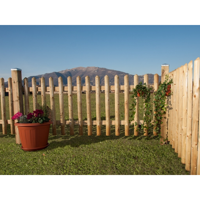 Steccato Con Mezzo Palo 200X60H. Losa