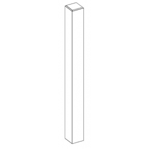 Pilastro Di Fissaggio 9X9X100 Bianco Losa