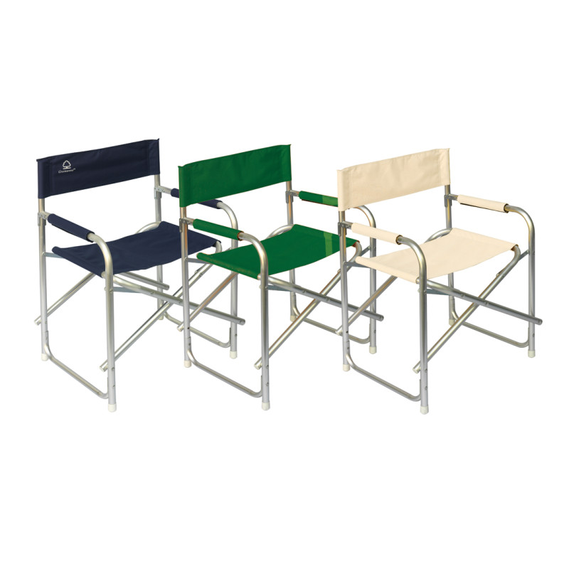 Set 6 sedie regista pieghevoli MOIA alluminio blu giardino