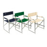 Set 6 sedie regista pieghevoli MOIA alluminio blu giardino