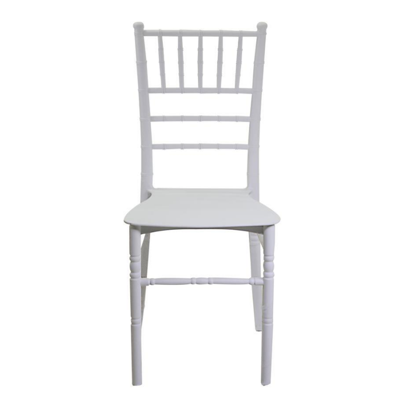 Sedia resina chiavari bianco cm40x43h90