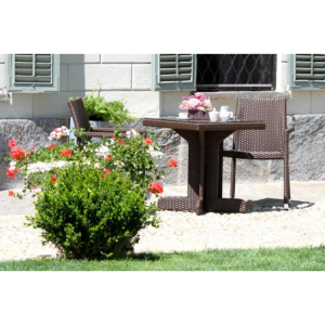 Zoom Poltrona adila polyrattan noce quadro cm 60x61h44/46/65/88