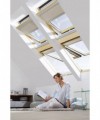 FINESTRA TETTO PPP-V CON DOPPIA APERTURA PRESELECT IN PVC colore bianco