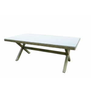 Zoom Tavolo polyrattan baltimora rettangolare cm 200x100h72