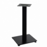 Base tavolo metallo nero quadro cm40x40h72