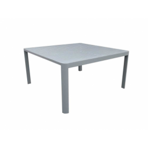 Tavolo alluminio Cleveland rettangolarequadrato bianco opaco cm97/149x149h75