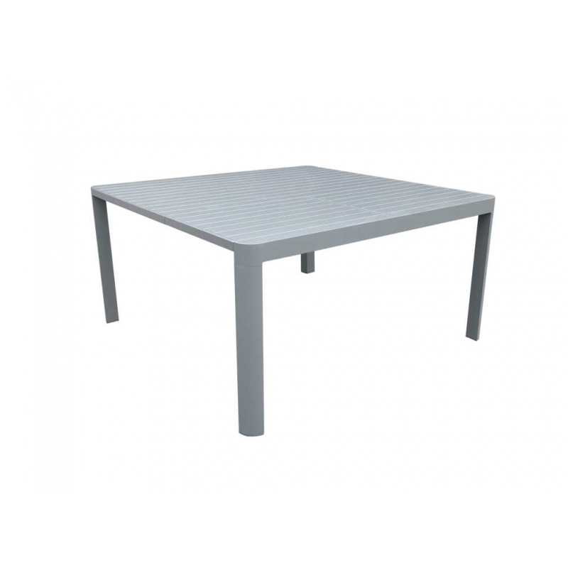 Tavolo alluminio Cleveland rettangolarequadrato bianco opaco cm97/149x149h75