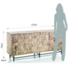 Madia 3 Ante Amon 182X52X81 Cm