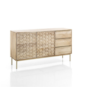 Madia 2 Ante 3 Cassetti Atum 152X50X73 Cm