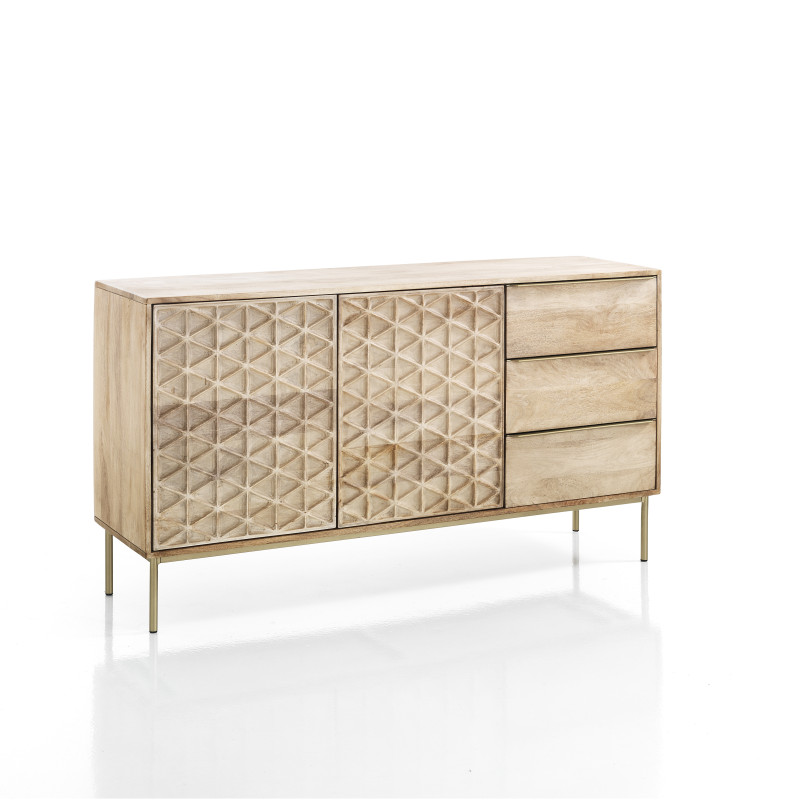 Madia 2 Ante 3 Cassetti Atum 152X50X73 Cm