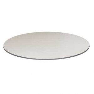 Top tavolo hpl bianco tondo cm ø59x1