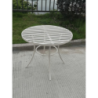 Tavolo metallo Ragusa avorio tondo cm ø60h51