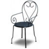 Poltrona metallo new old antracite chiaro cm49x48h43/59/90
