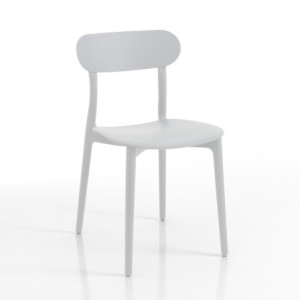 Sedia Da Interno / Esterno Stoccolma White 15X69X96 Cm