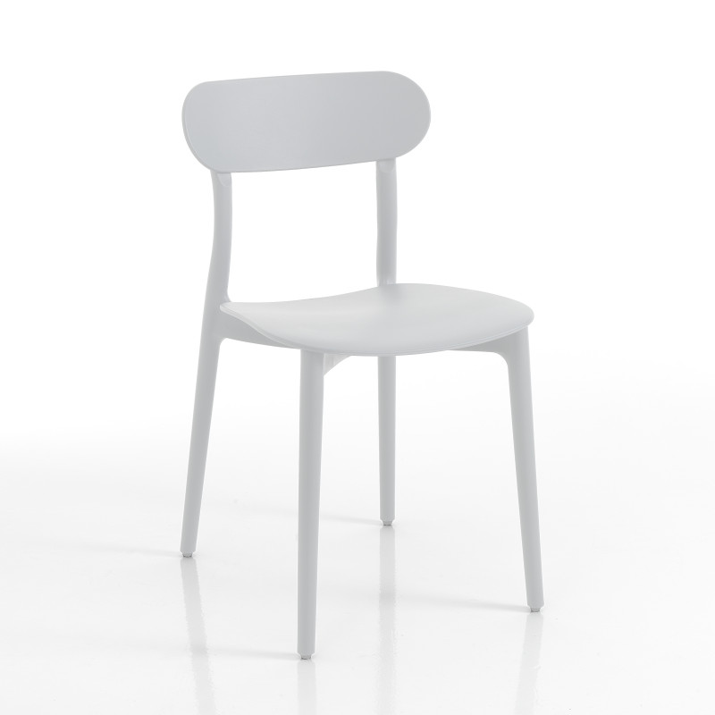 Sedia Da Interno / Esterno Stoccolma White 15X69X96 Cm
