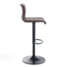 Sgabello Bar Garbo Brown 46X55 H44 Cm