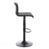 Sgabello Bar Garbo Black 46X55 H44 Cm