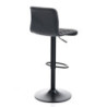 Sgabello Bar Garbo Black 46X55 H44 Cm