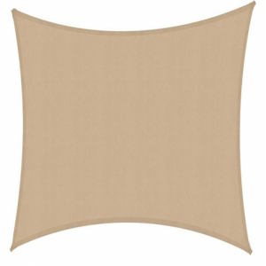Vela ombreggiante tessuto quadro sabbiacm300x300x300