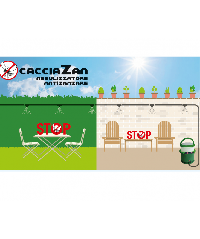 Nebulizzatore anti-zanzare CacciaZan
